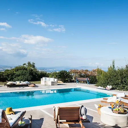 Mariposa - Panoramic Sea View - Near Chania Villa