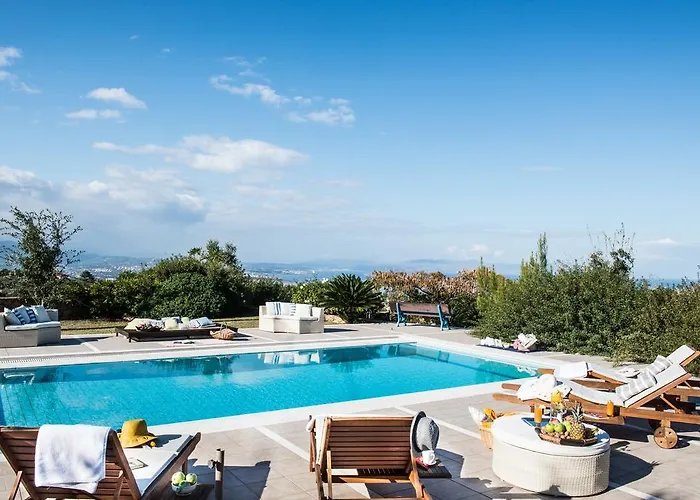 Mariposa - Panoramic Sea View - Near Chania Villa