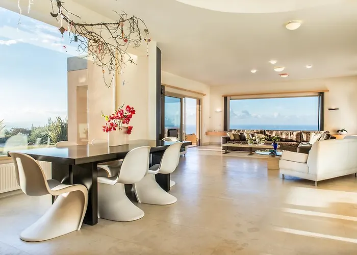 Mariposa - Panoramic Sea View - Near Chania Villa