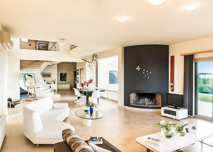 Mariposa - Panoramic Sea View - Near Chania Villa *