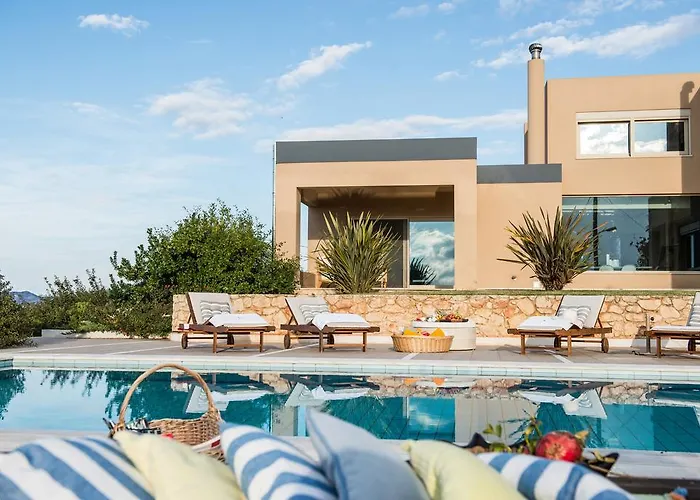 Mariposa - Panoramic Sea View - Near Chania Villa