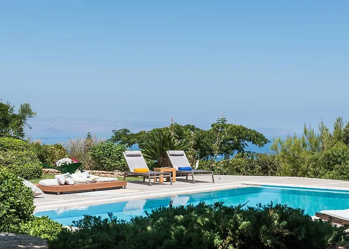 Villa Mariposa - Panoramic Sea View - Near Chania