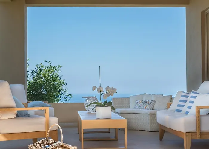 Villa Mariposa - Panoramic Sea View - Near Chania