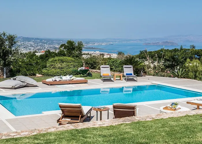 Villa Mariposa - Panoramic Sea View - Near Chania
